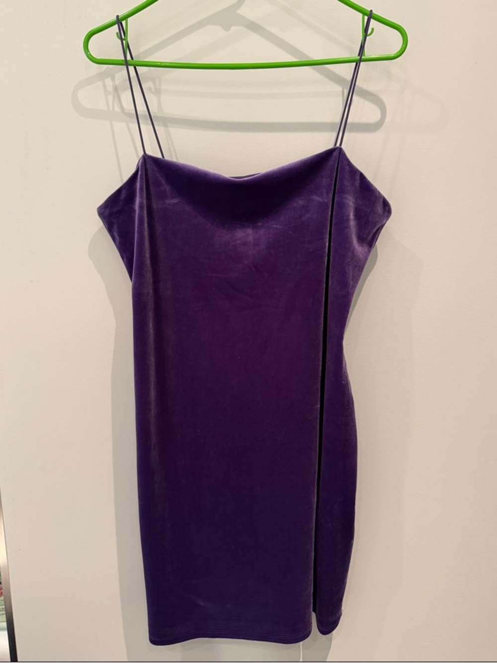 H&M Purple Velvet Dress